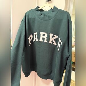 Parke Mockneck Back To School Forest Green in L/XL BRAND NEW